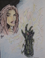 Witchblade sketch Comic Art